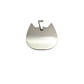 Cat Head Tags Stainless Steel