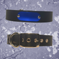 Leather Collar Black with Name Plate