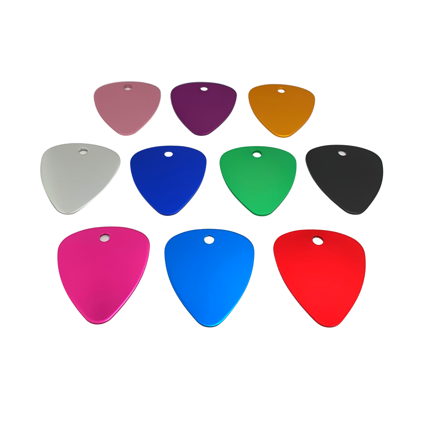 Guitar Pick Tags Aluminium