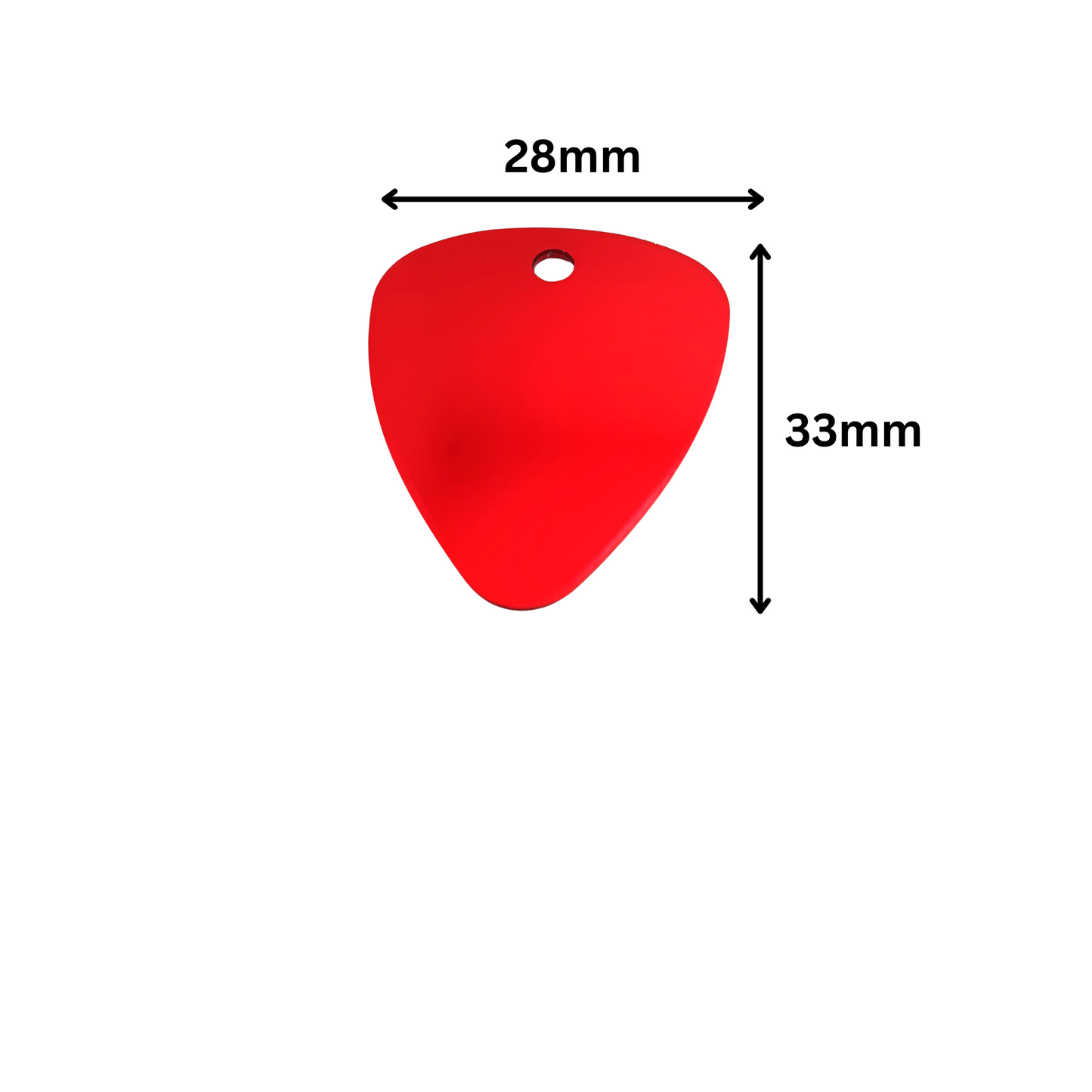 Guitar Pick Tags Aluminium