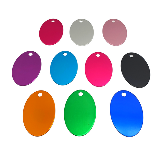 Oval Tags Aluminium