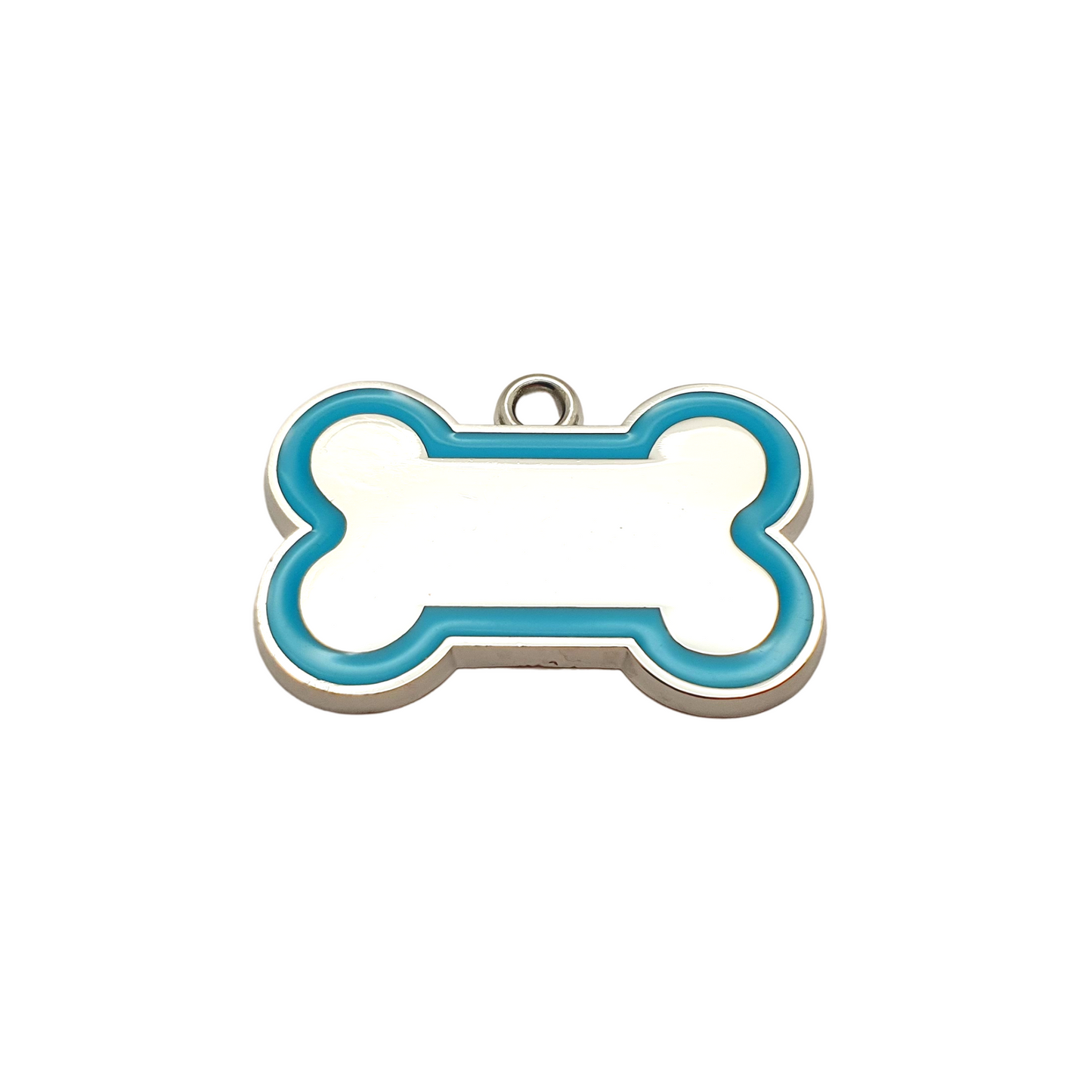 Bone Colour Outline Tags Stainless Steel