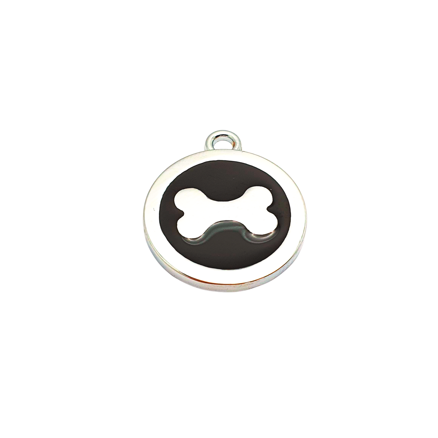 Bone Round Tags Stainless Steel