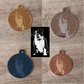 Photo Engraved Keyring Pendants Mini