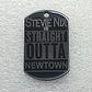 Straight Outta Tags Stainless Steel